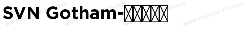 SVN Gotham字体转换